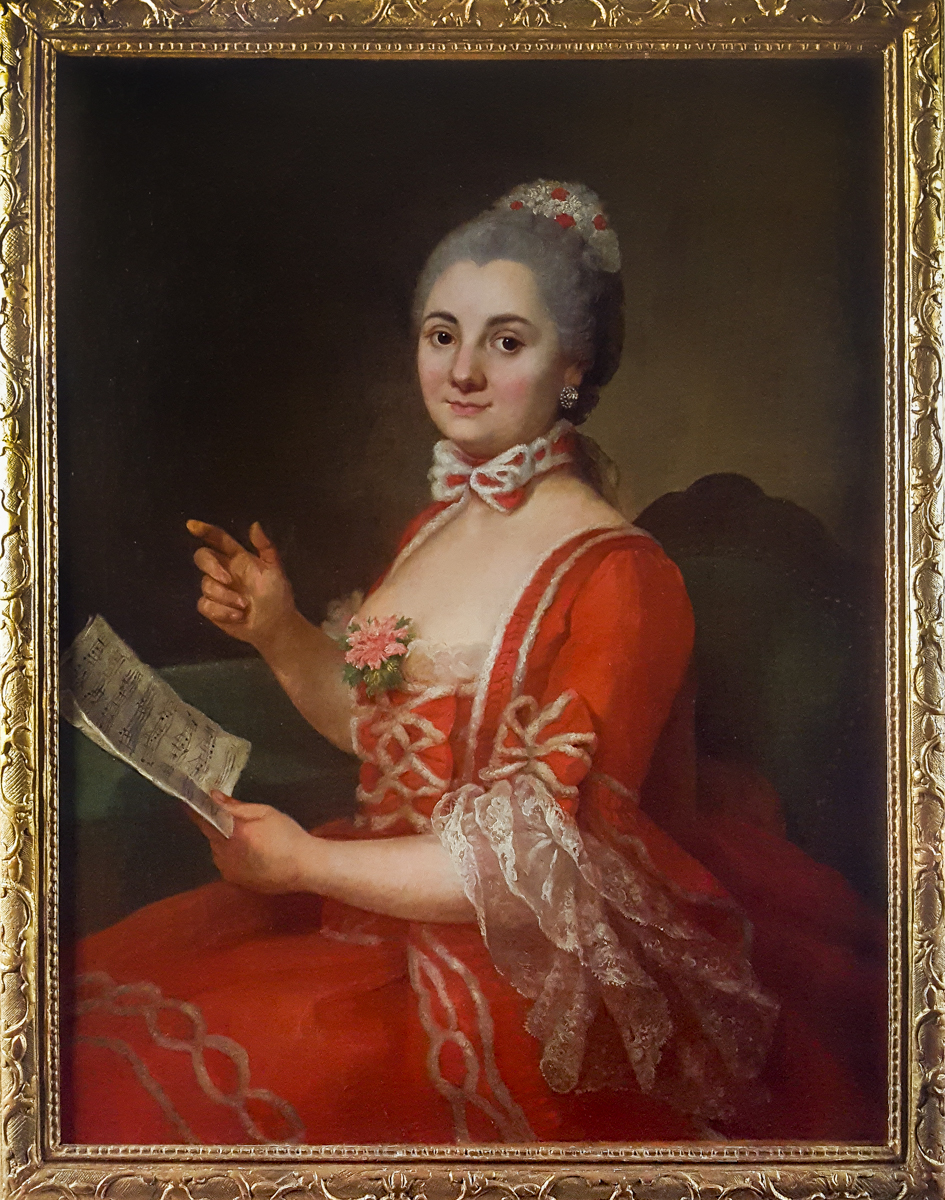 Portrait De Dame, Française Vers 1740