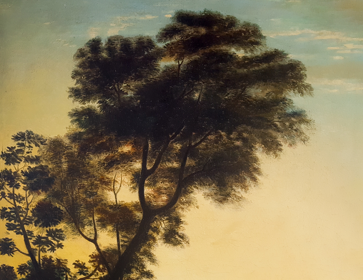 Personnages Dans Un Paysage, XVIIIe Siècle-photo-3