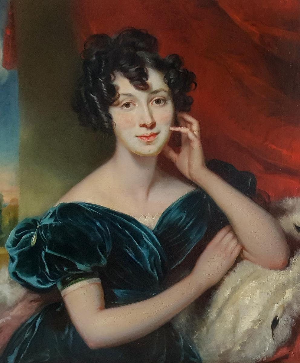 Portrait Of A Lady C.1815, George Henry Harlow (1787-1819)-photo-3