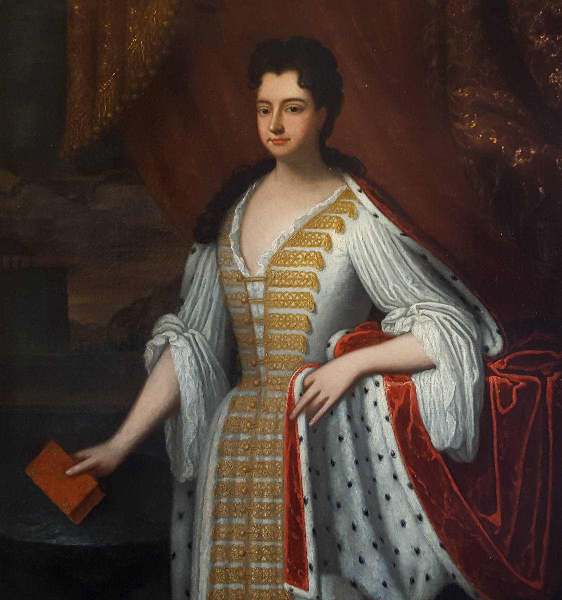 Portrait Of Queen Anne When Princess Anne Of Denmark C.1800-photo-3