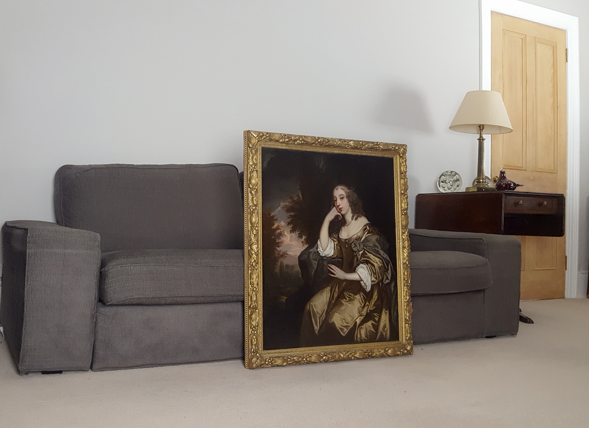 Portrait De Lady Lane Carey, 17ème Siècle-photo-2