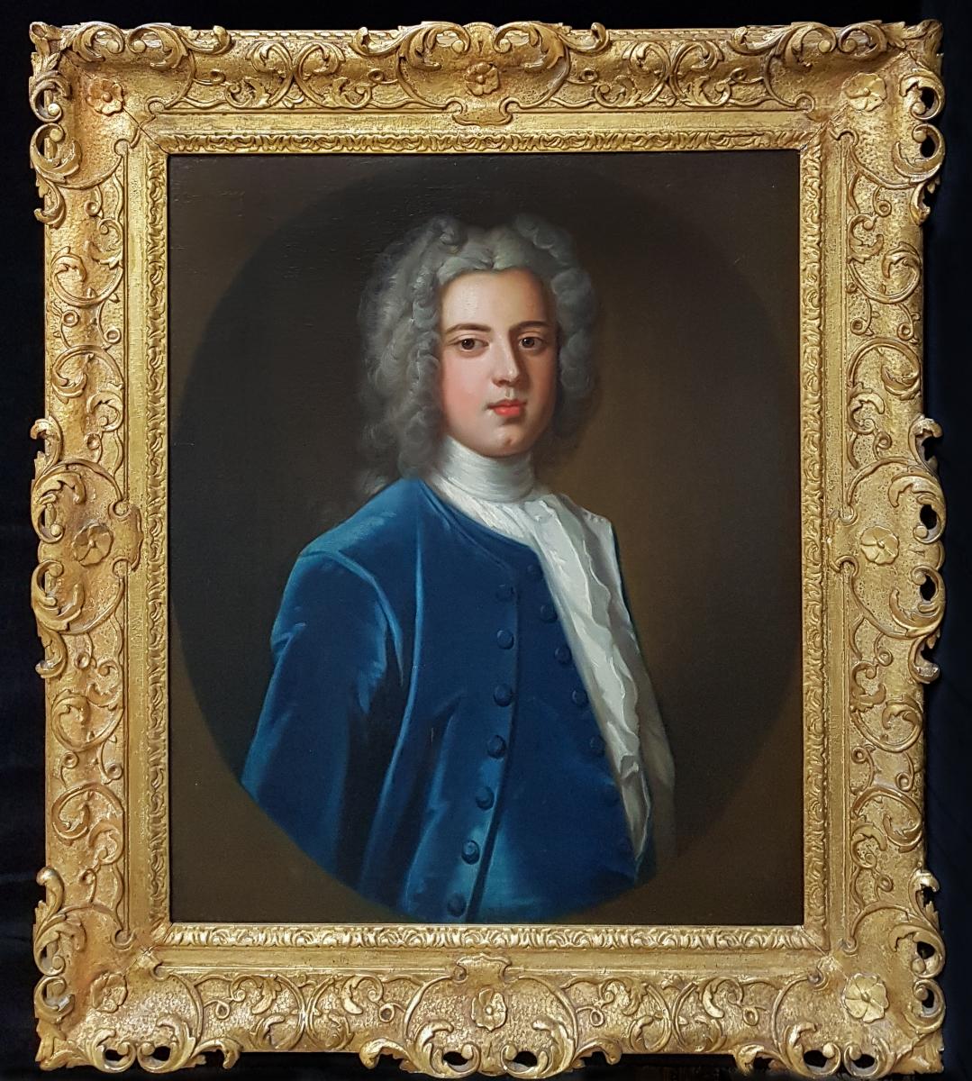 Portrait Of William Clavering-cowper, 2nd Earl Cowper C.1732 Circle Of Enoch Seeman C.1694-1745