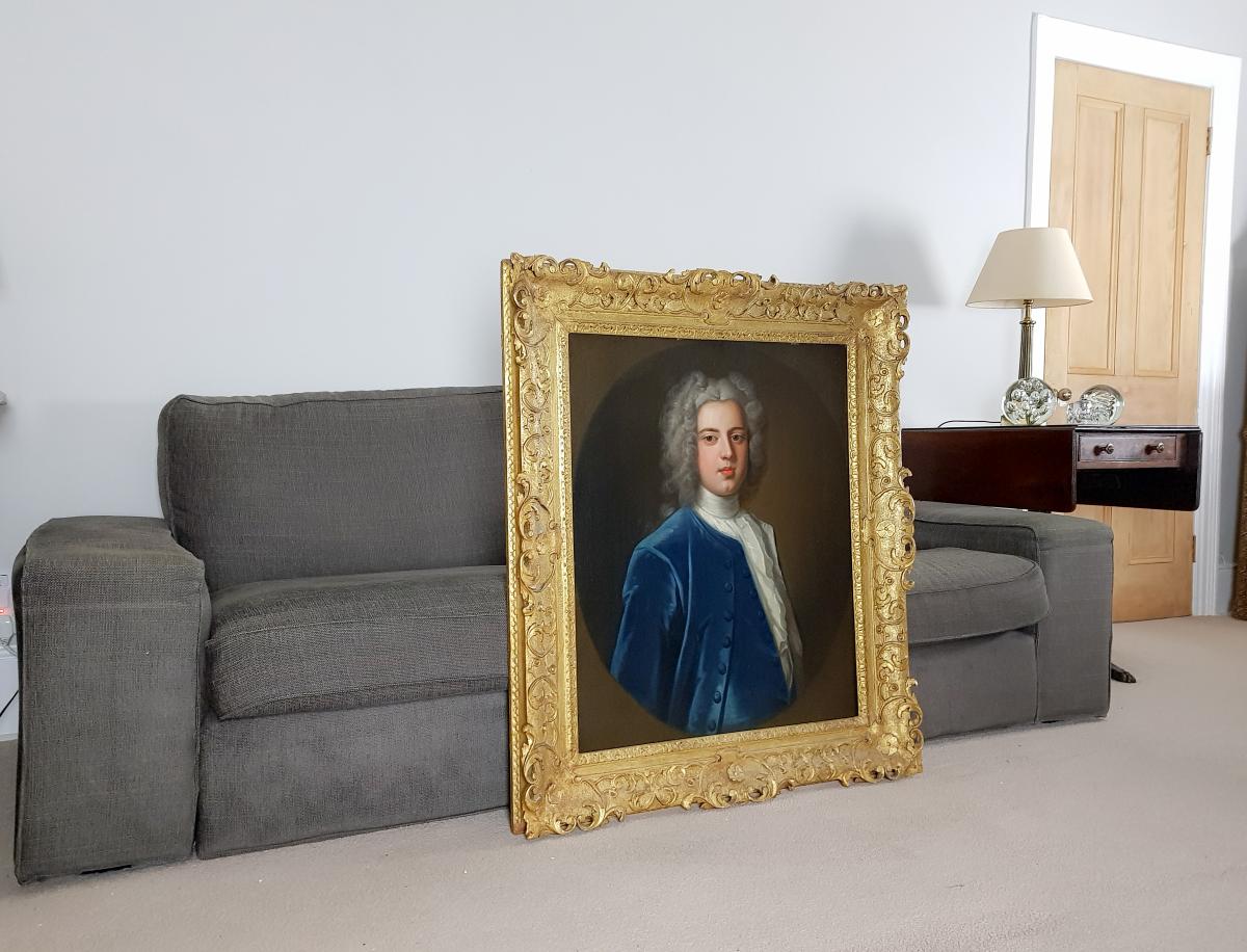 Portrait Of William Clavering-cowper, 2nd Earl Cowper C.1732 Circle Of Enoch Seeman C.1694-1745-photo-3