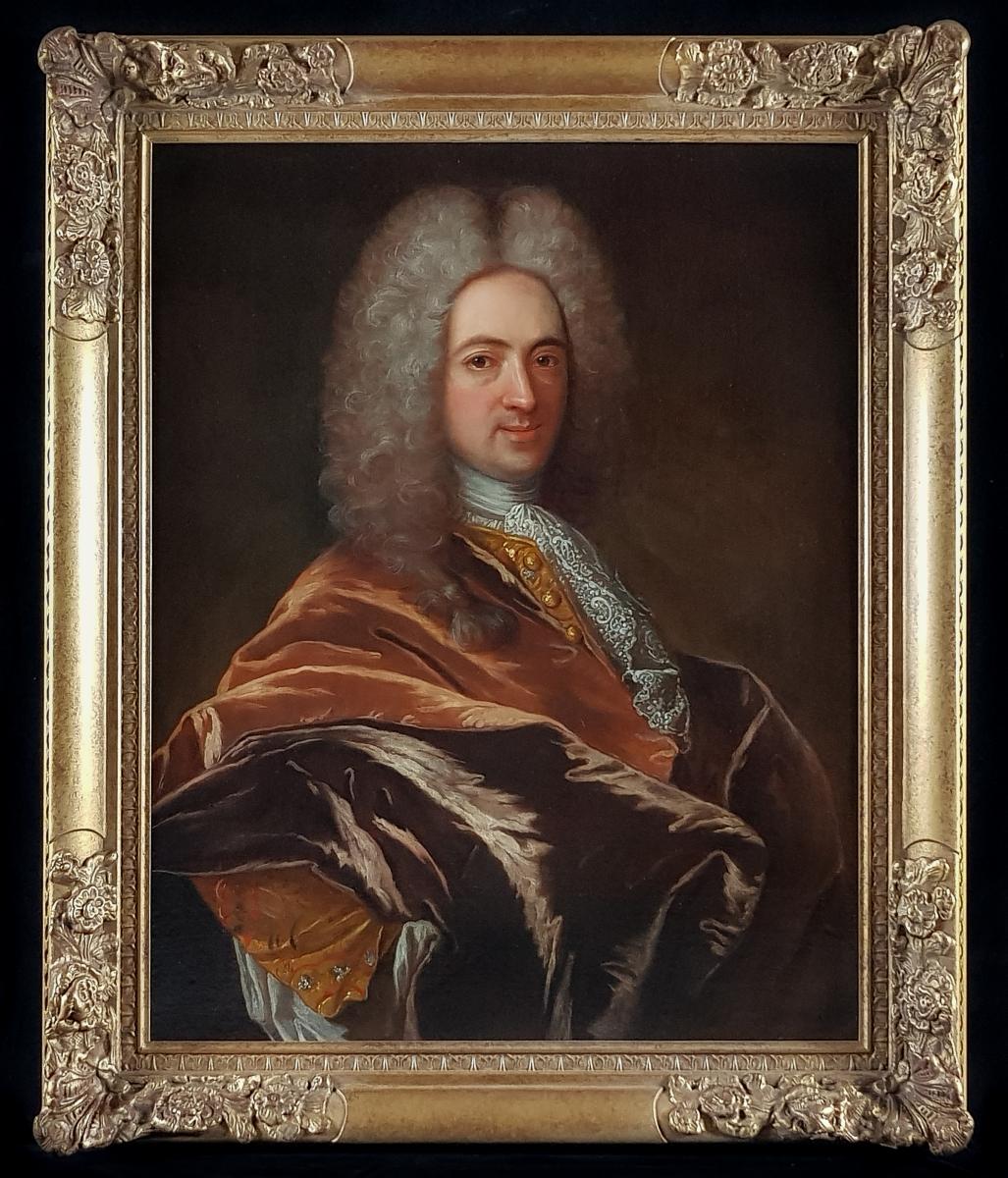 Portrait De Gentilhomme Vers 1715