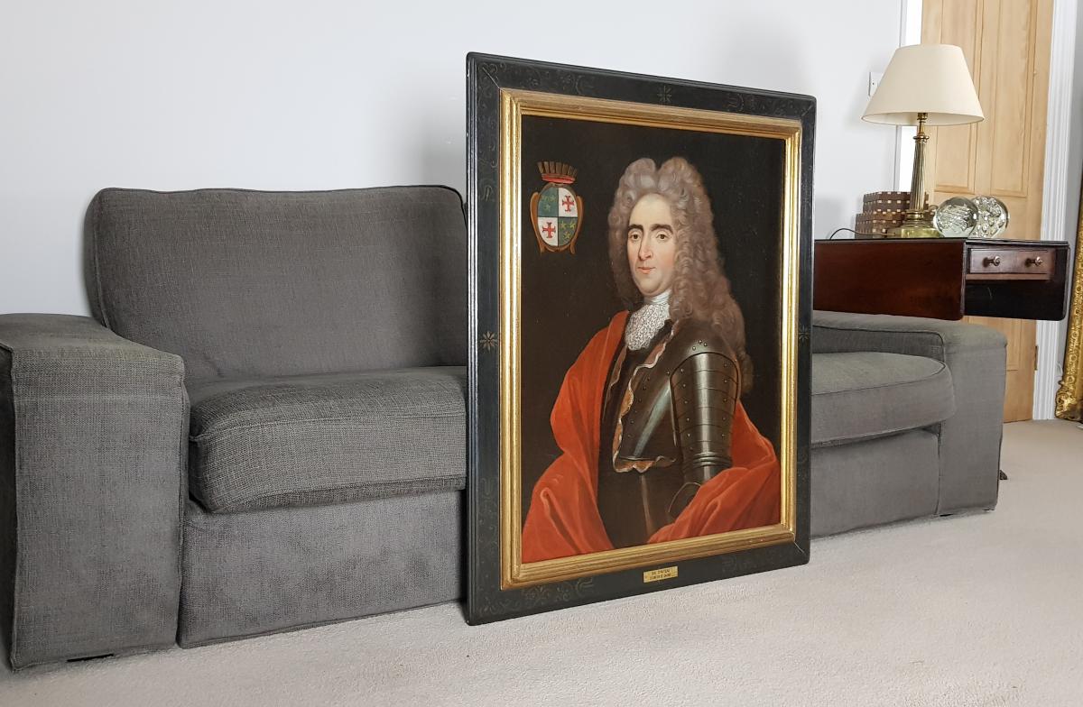 Portrait d'Un Gentilhomme Vers 1720-photo-3