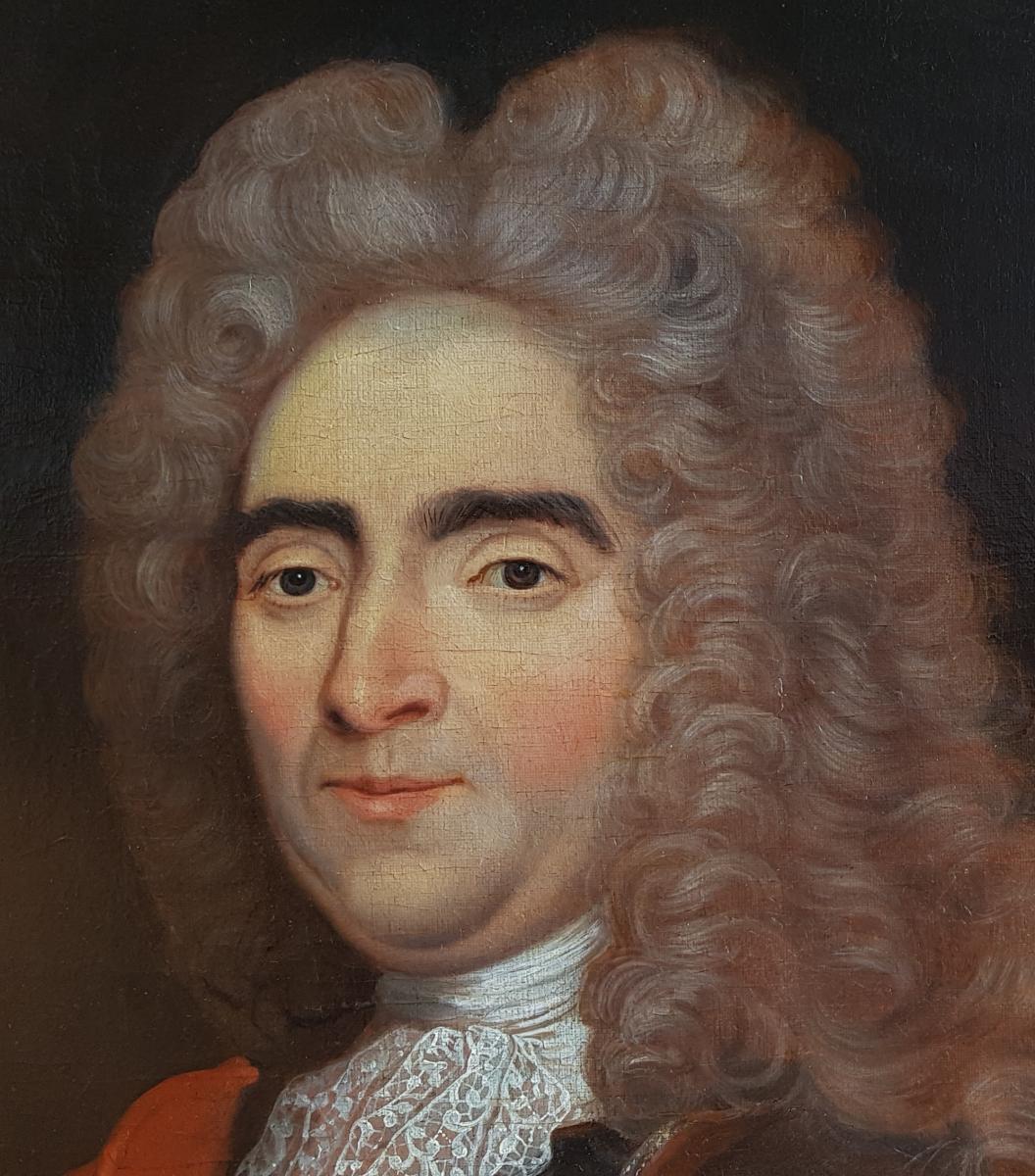 Portrait d'Un Gentilhomme Vers 1720-photo-1