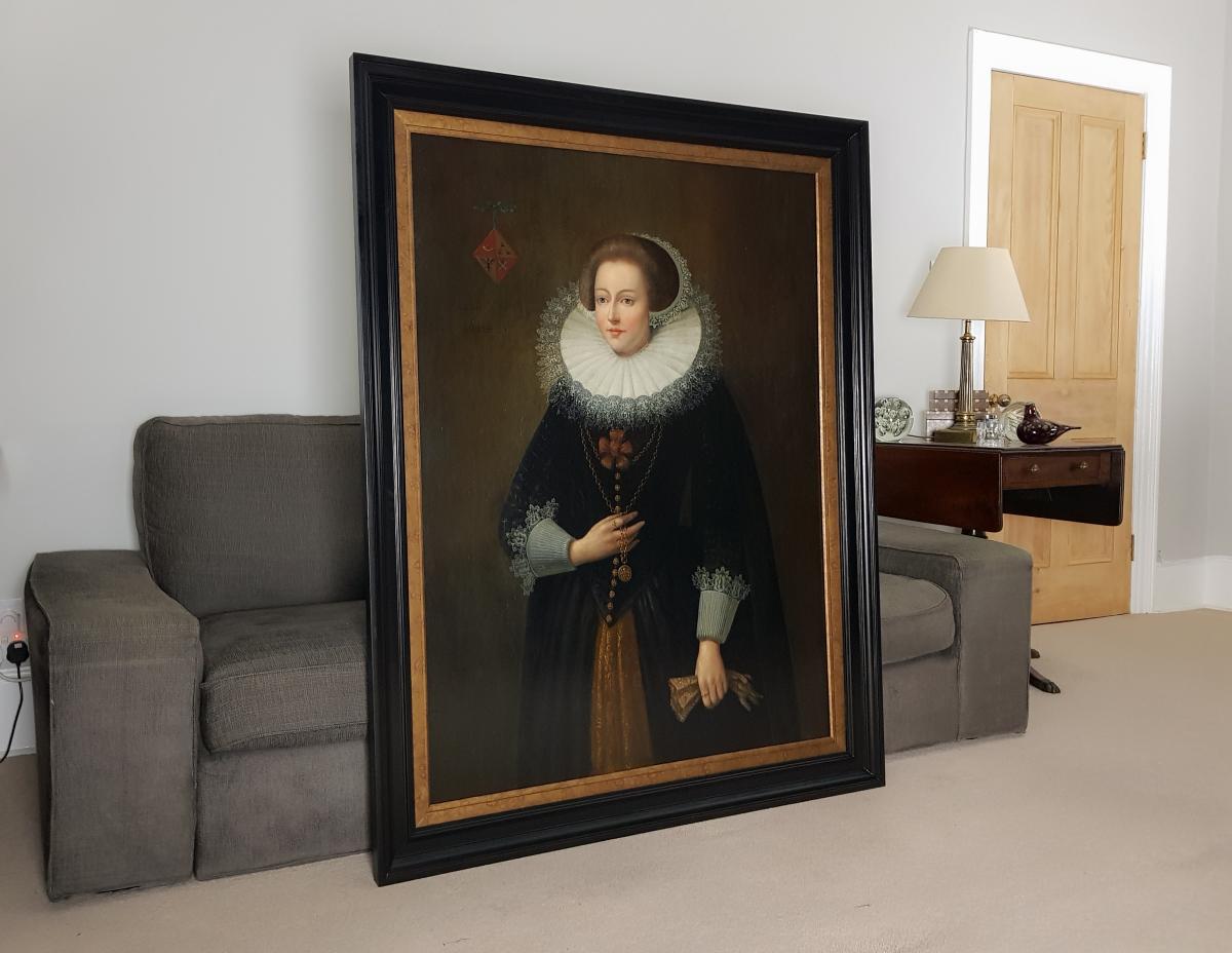 Portrait d'Une Dame Vers 1620-photo-3