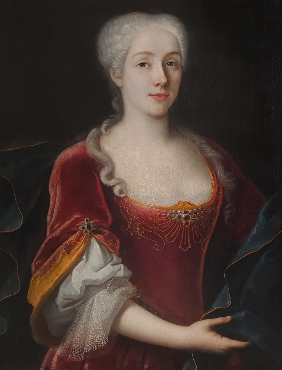 Portrait d'Une Dame Vers 1722-photo-2