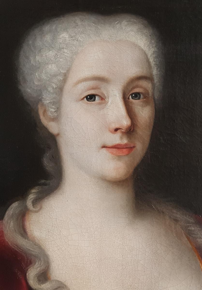 Portrait d'Une Dame Vers 1722-photo-3