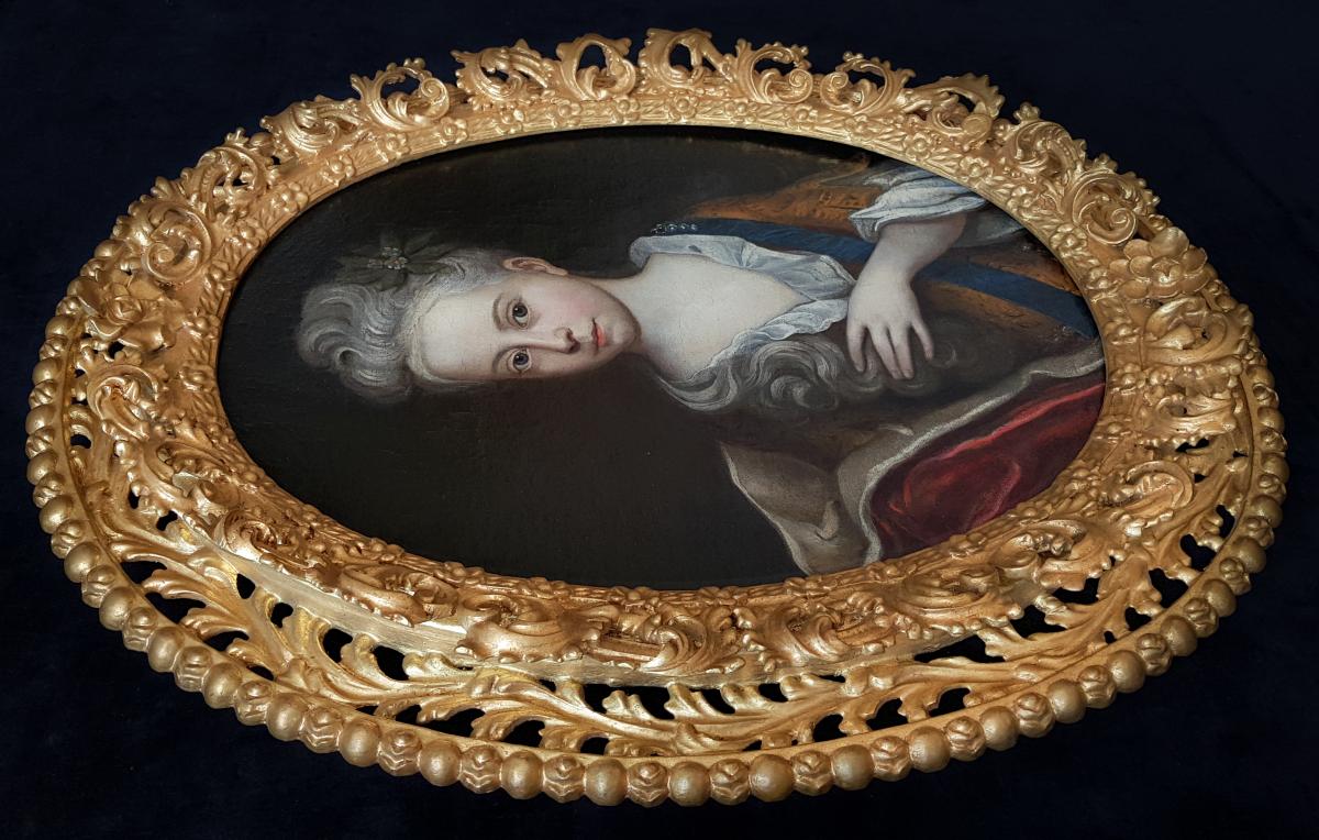 Portrait d'Une Fille Vers 1710-photo-2