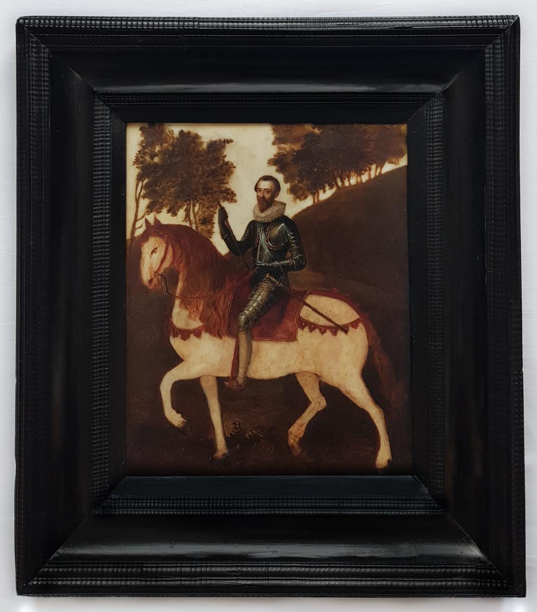 Vers 1620 Portrait équestre d'Un Gentilhomme
