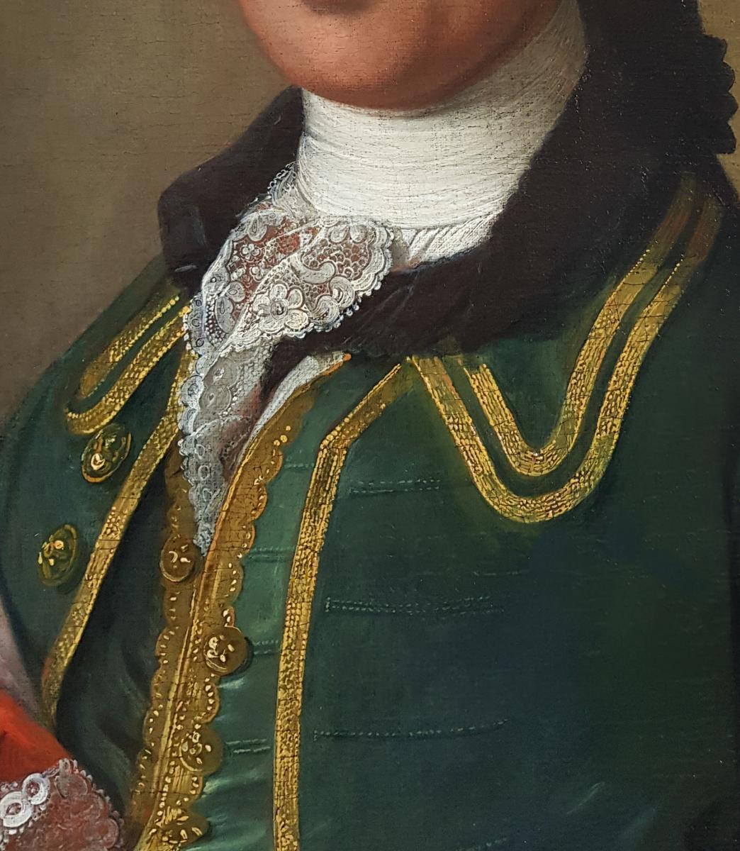Portrait d'Un Gentilhomme Vers 1760-photo-3
