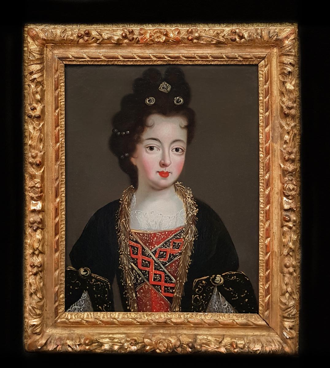 Portrait De Louise Françoise, Duchesse De Bourbon Vers 1690