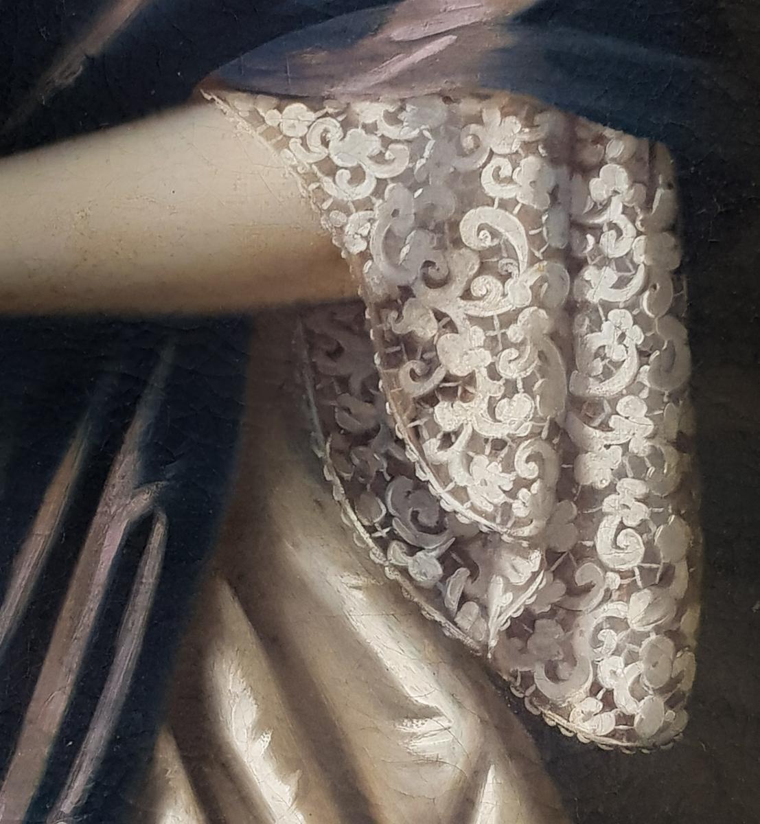 Portrait De Henrica Van Eck, Signé Et Daté 1686-photo-3