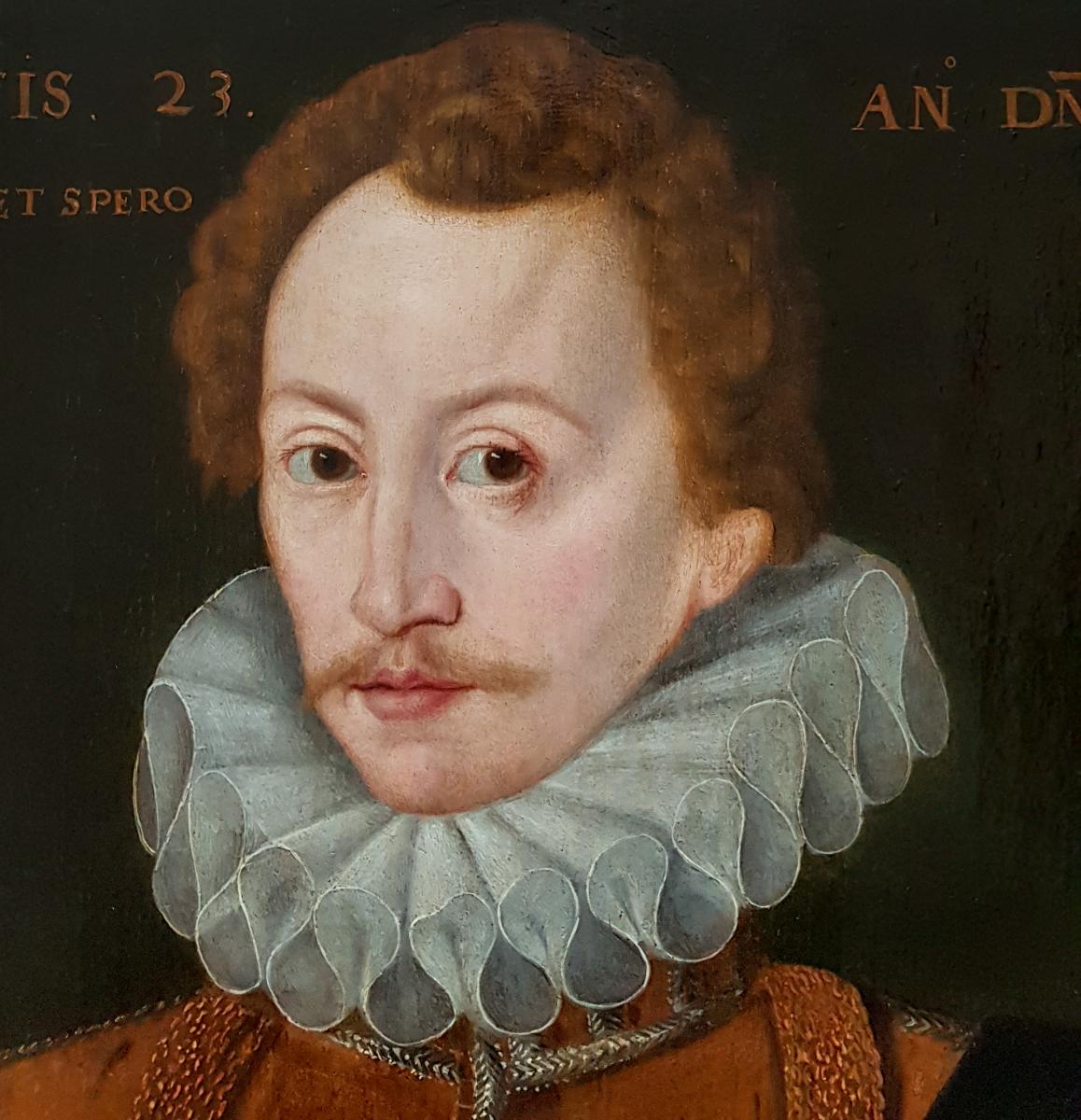 Portrait Of A Gentleman Possibly George Peele (c.1557-c.1596) C.1580; 16th C English School-photo-4