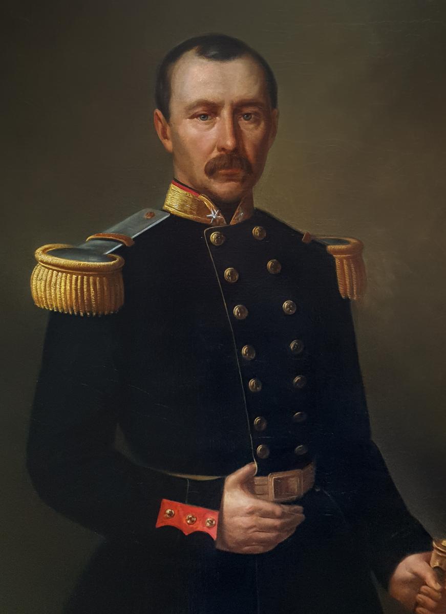 Portrait De Petrus Boreel De Mauregnault (1809-1875), Signé Et Daté 1867-photo-2