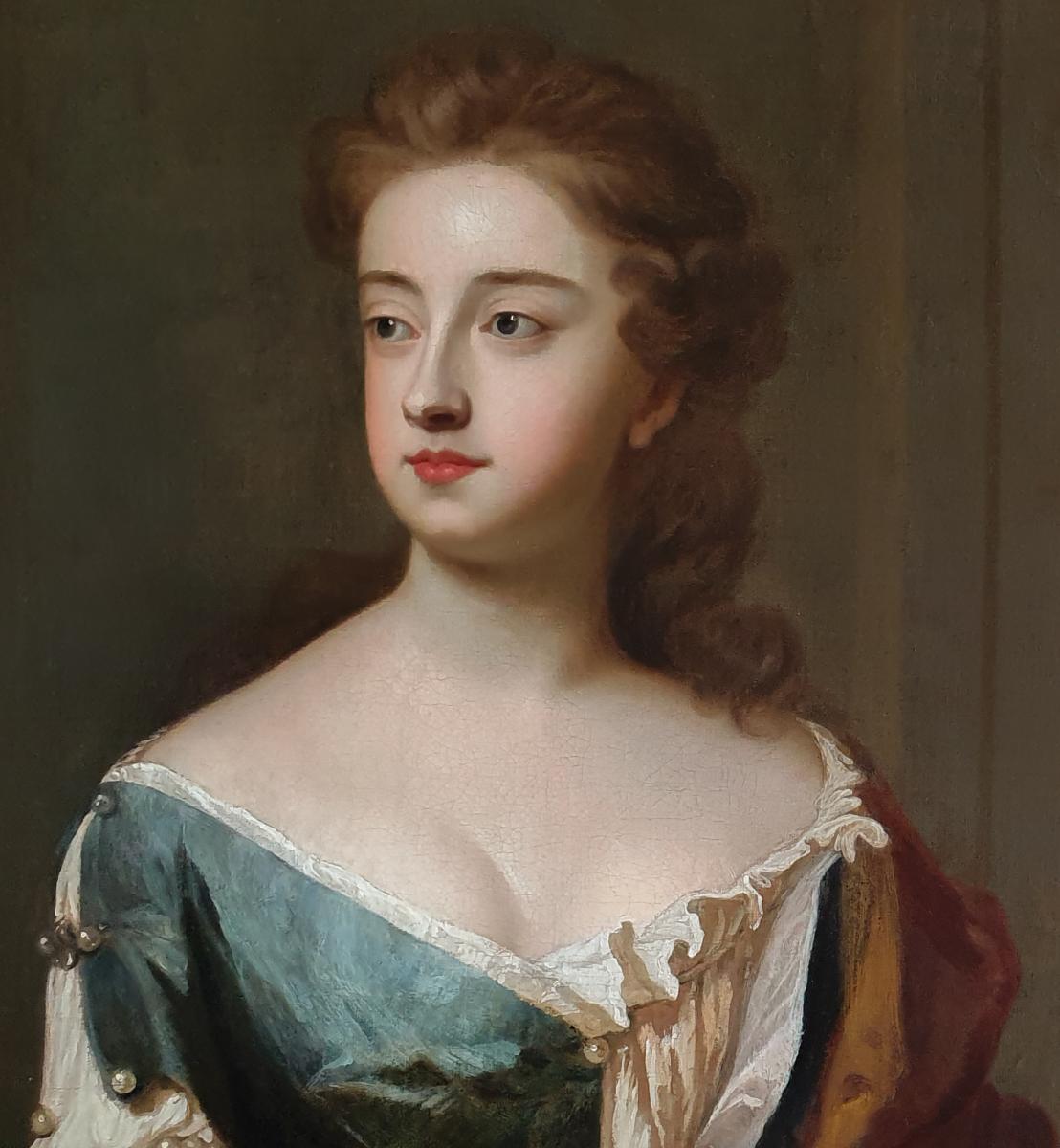 Portrait Of Isabella, Duchess Of Grafton (c.1688-1723) C.1691; Studio Of Sir Godfrey Kneller -photo-3