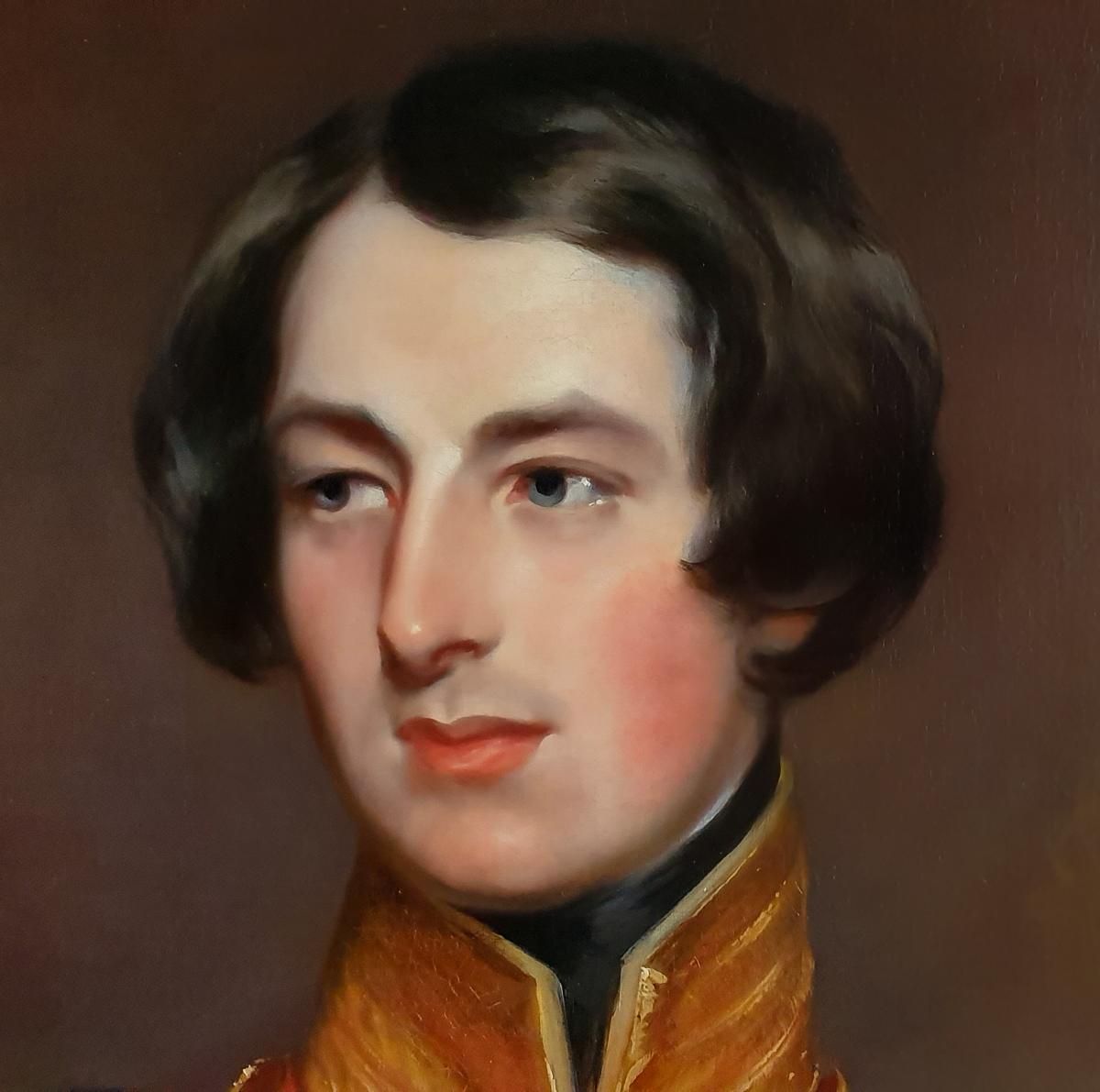 Portrait De Robert George Duff (1817-1890) Vers 1836-photo-3