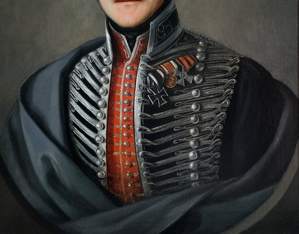 Portrait d'Un Officier Vers 1835-photo-4