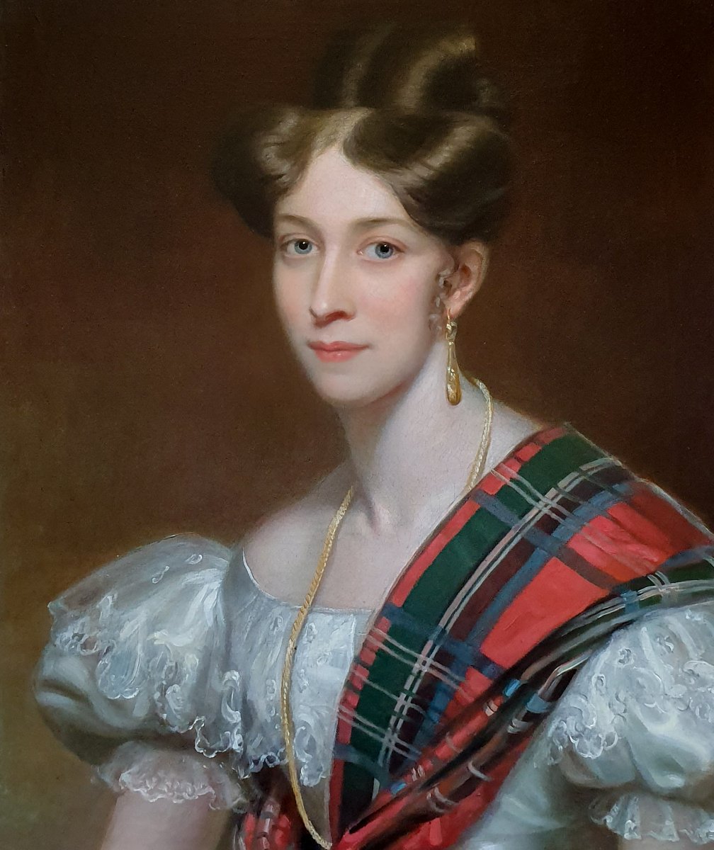 Paire (2) De Portraits - Edmund Lloyd (1796-1855) Et Catherine Lloyd (1808-1878) Vers 1833/43-photo-2