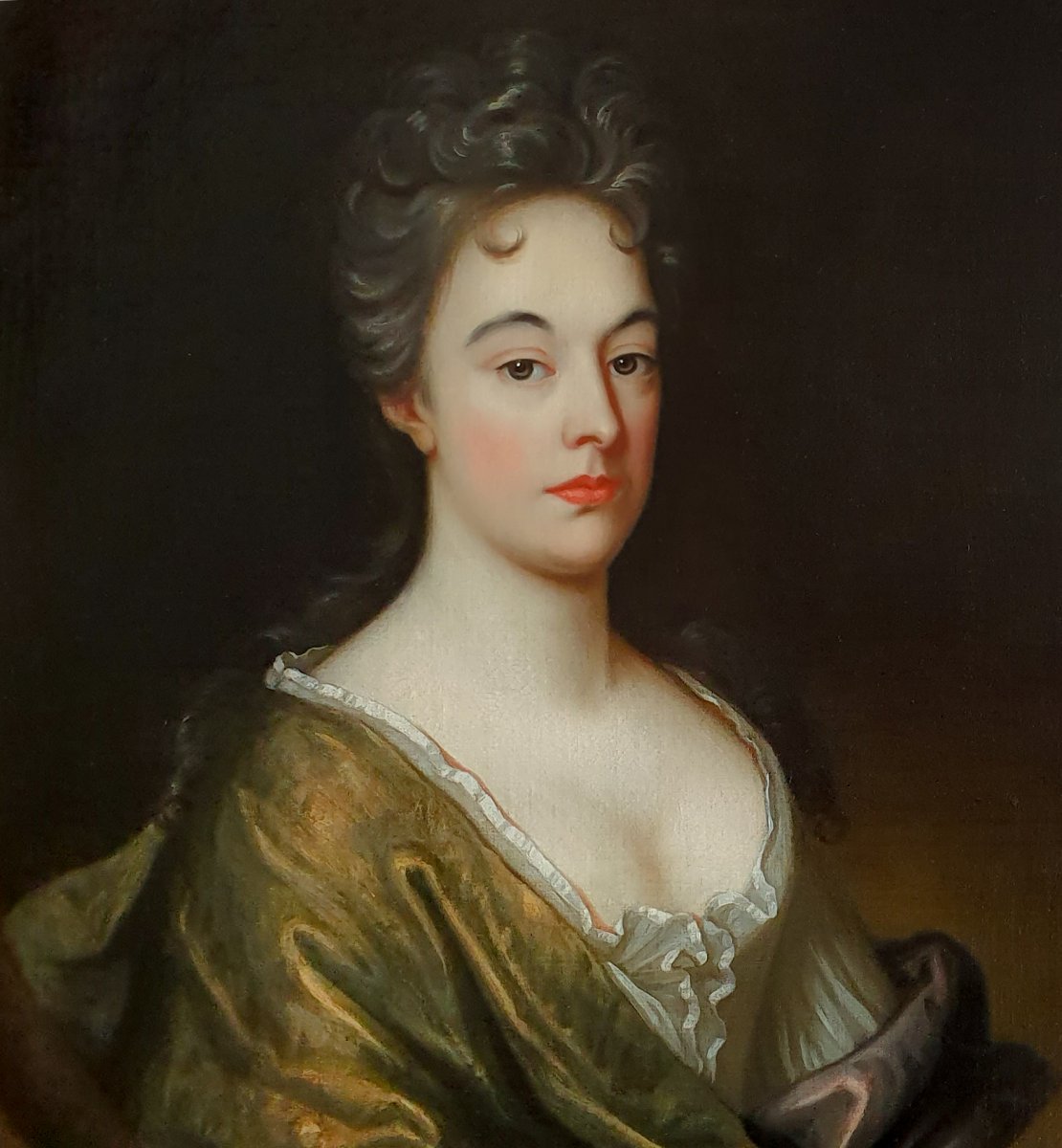 Portrait Of A Lady C.1700; Circle Of Sir Godfrey Kneller (1646-1723)-photo-1