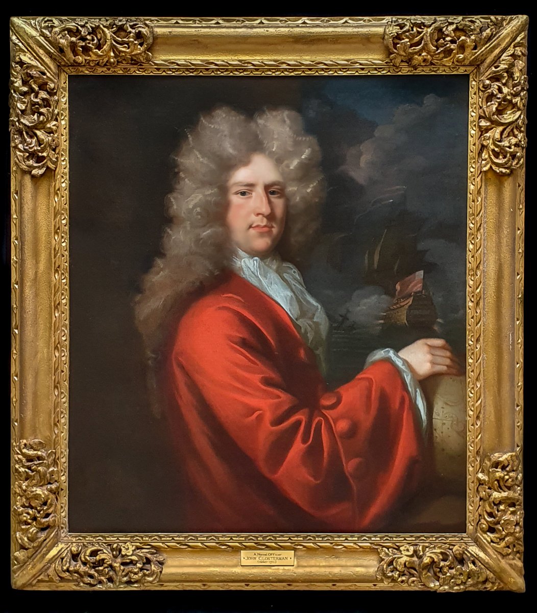 Portrait Of A Captain Sir John Munden (c.1645-1719) C.1692; John Closterman (1660-1711)