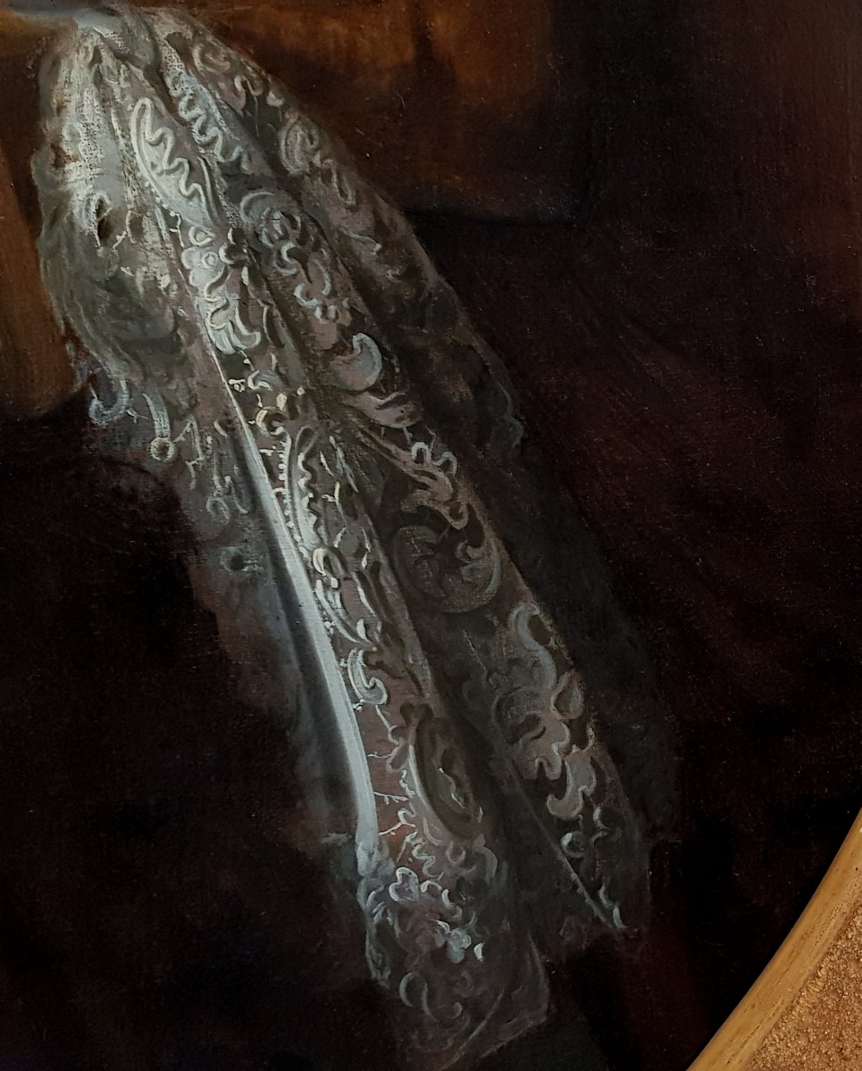 Portrait Of A Gentleman Circa 1680; Circle Of Nicholas De Largilierre (1656-1746)-photo-2