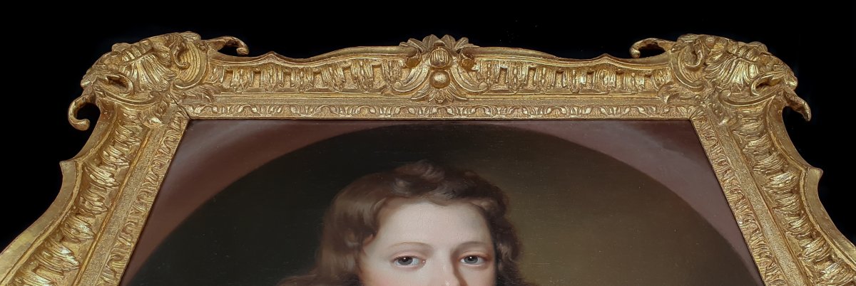 Portrait Of A Young Gentleman Circa 1685; Circle Of Sir Godfrey Kneller (1646-1723)-photo-4
