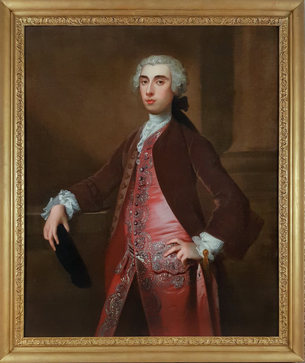 Portrait Of A Gentleman; Studio Or Circle Of Allan Ramsay (1713-1784), Circa 1740