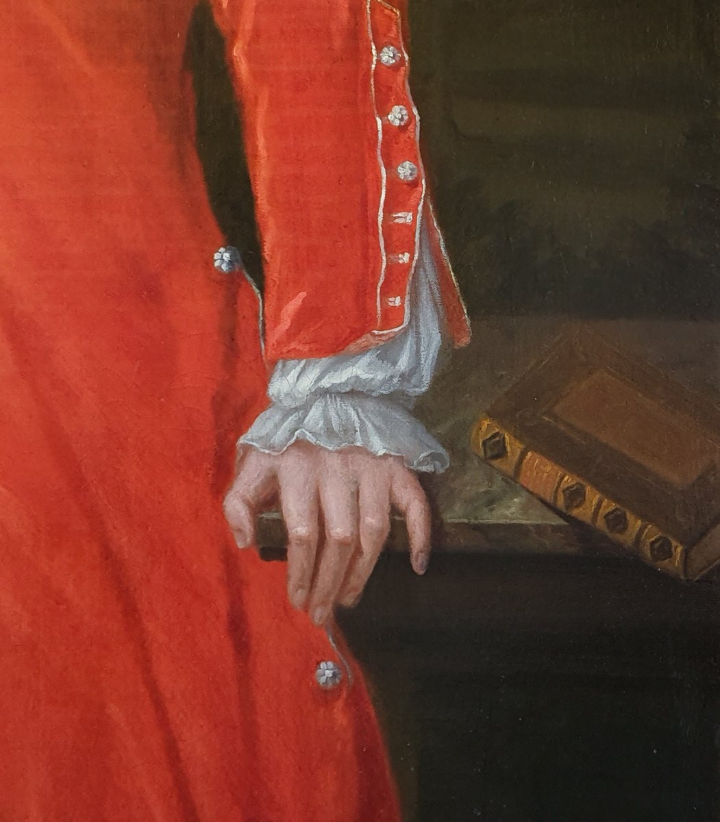 Portrait Of Hammond Crosse (1703-1785) C.1744; Attributed To Bartholomew Dandridge (1691-c.1754-photo-4