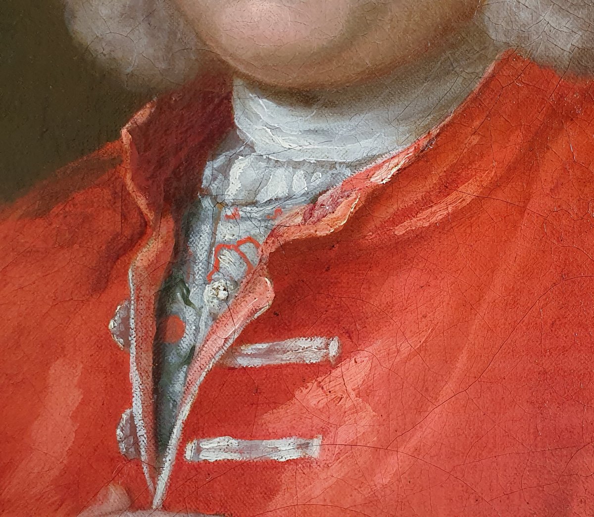 Portrait Of Hammond Crosse (1703-1785) C.1744; Attributed To Bartholomew Dandridge (1691-c.1754-photo-3