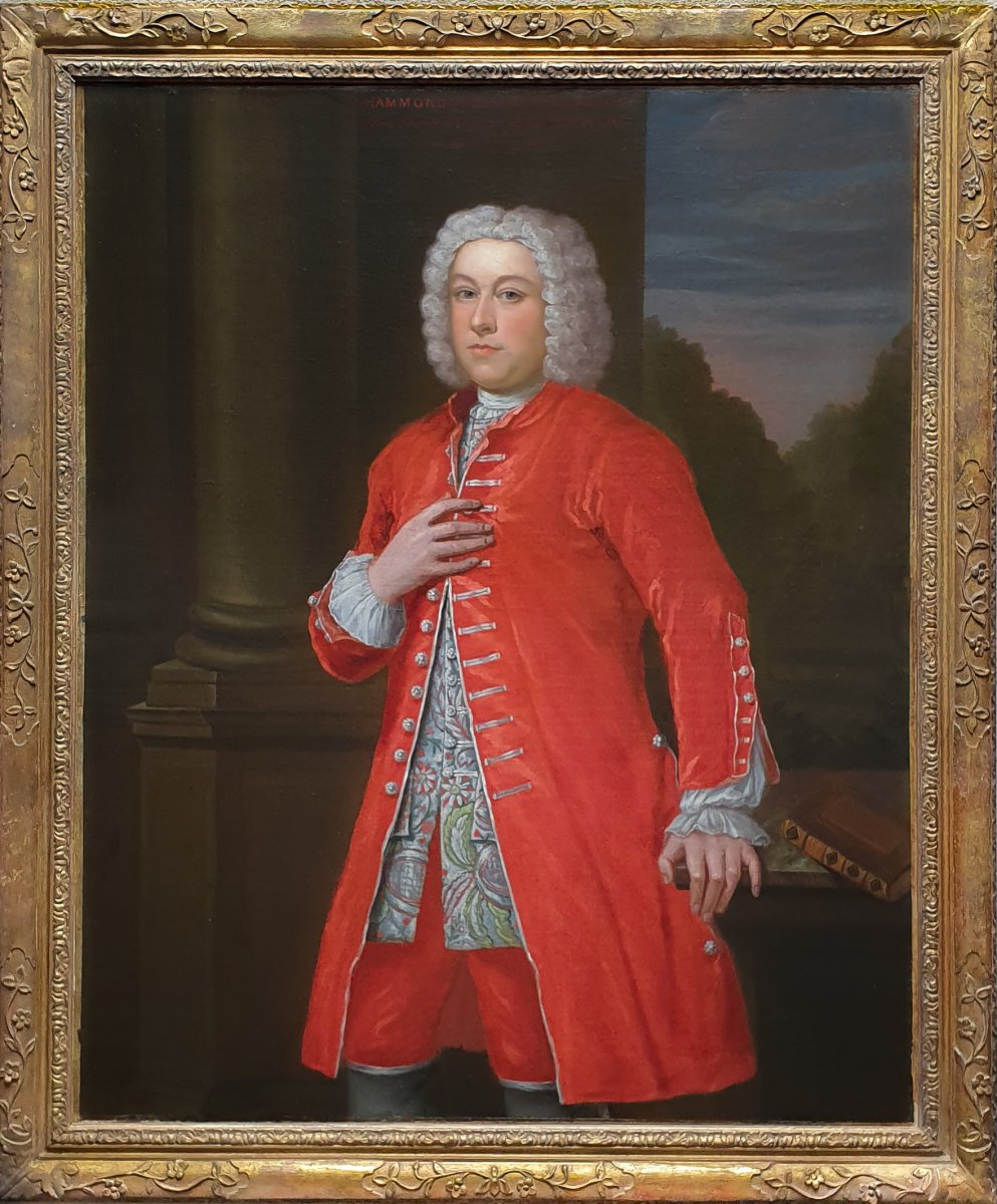 Portrait Of Hammond Crosse (1703-1785) C.1744; Attributed To Bartholomew Dandridge (1691-c.1754