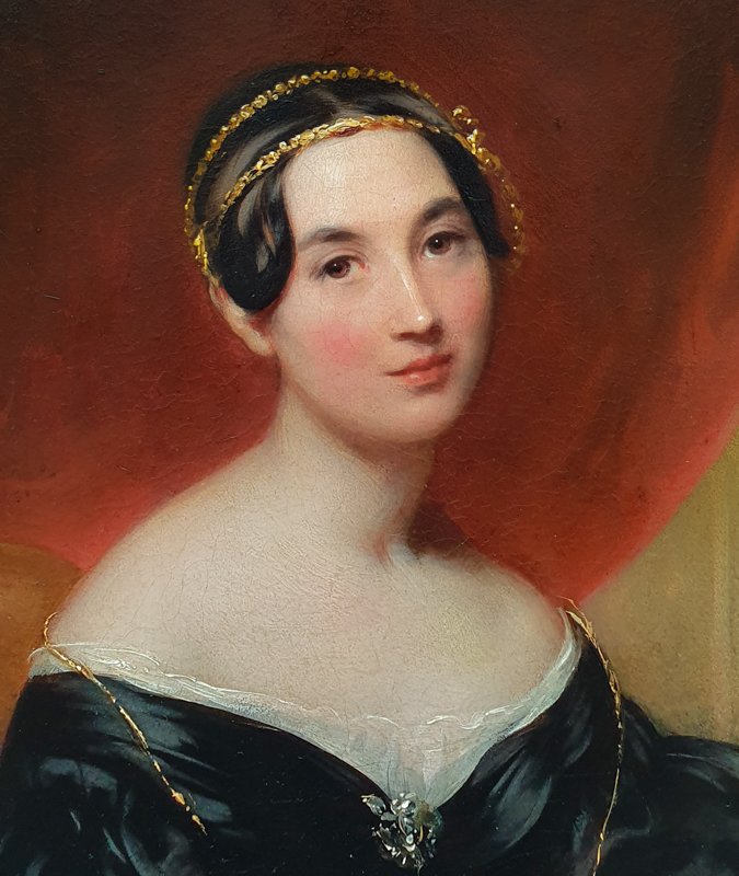 Portrait Of Gentleman & Portrait Of Lady C.1836; Attributed To James Middleton (c.1805-1874)-photo-1