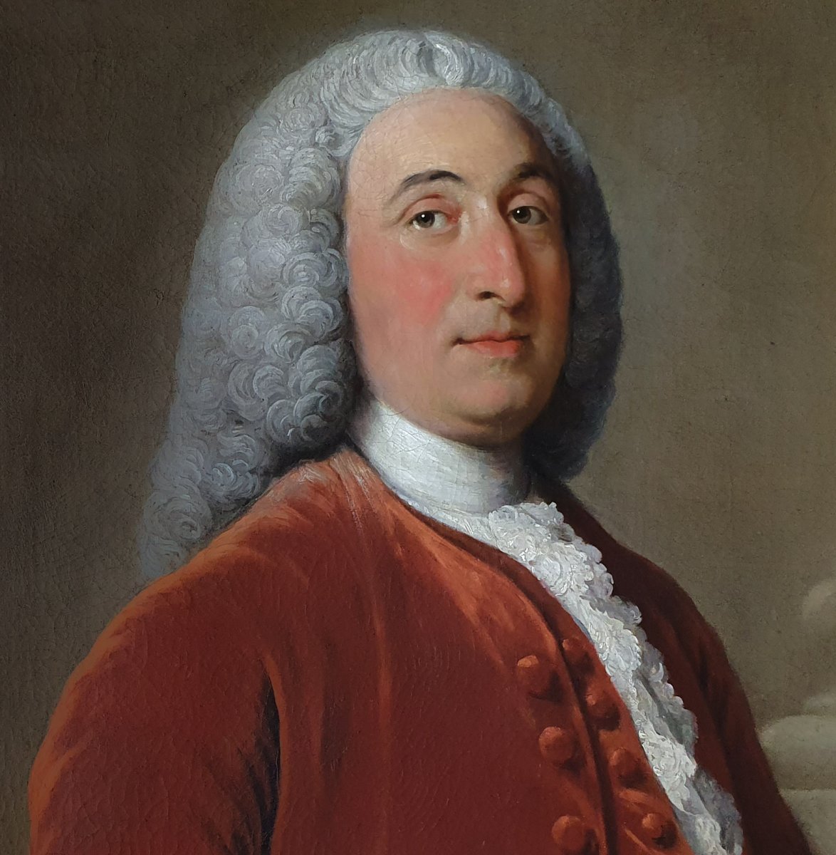 Portrait Of Thomas Pelham-holles, 1st Duke Of Newcastle (1693-1768) C.1750-photo-4