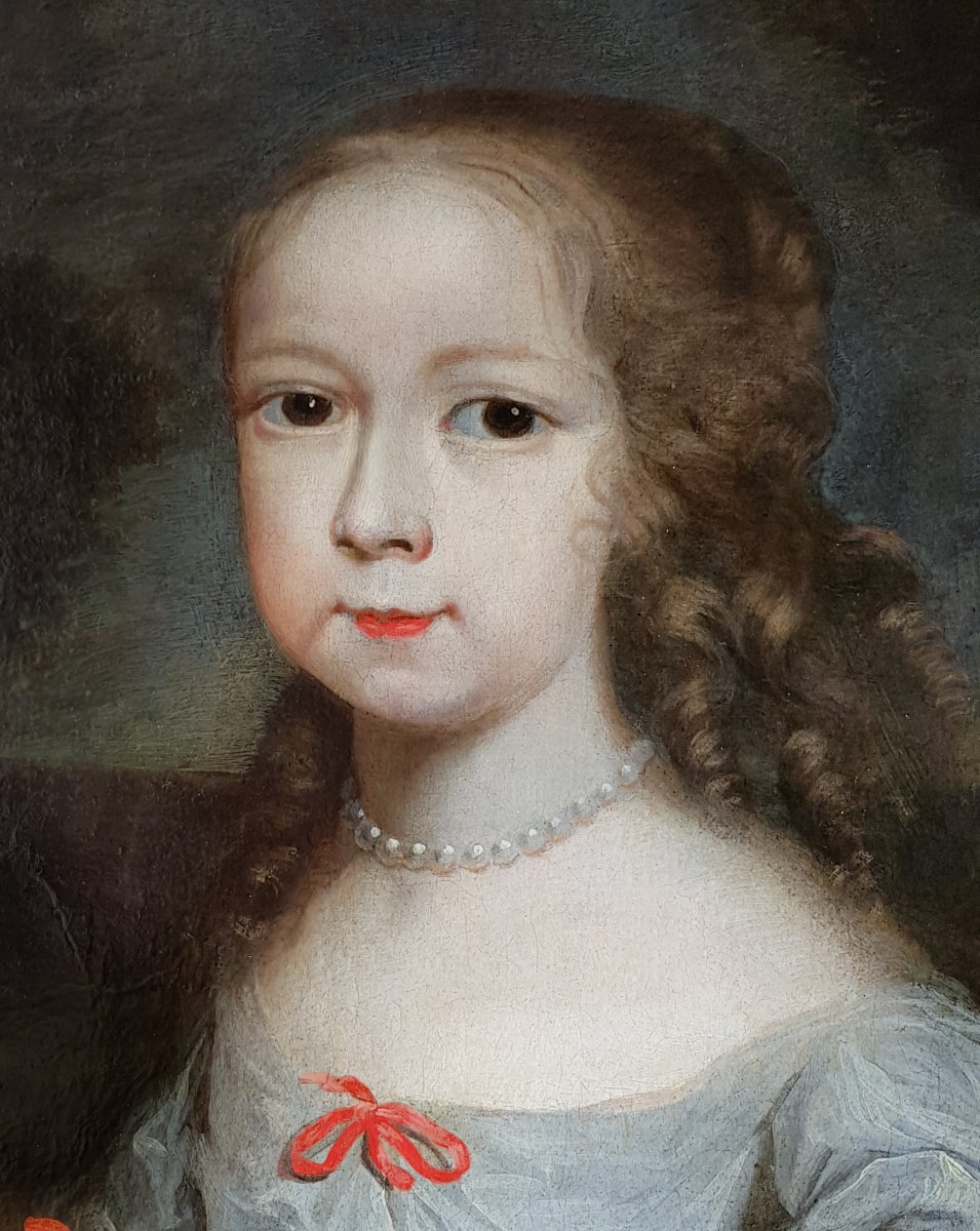 Portrait Of Louise De Lévis-leran C.1662, Circle Of Abraham Van Der Tempel (c.1622-1672)-photo-3