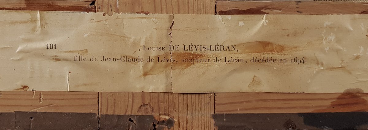 Portrait Of Louise De Lévis-leran C.1662, Circle Of Abraham Van Der Tempel (c.1622-1672)-photo-5