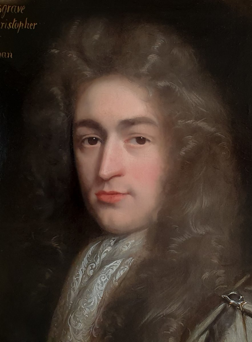 Portrait Of Christopher Musgrave (1664-1718) Circa 1690; John Riley (1646-1691)-photo-2