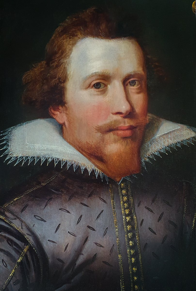 Portrait Of Jan Van Reynegom (1584-1640) Date 1612, Circle Jan Anthonisz. Van Ravesteyn-photo-3