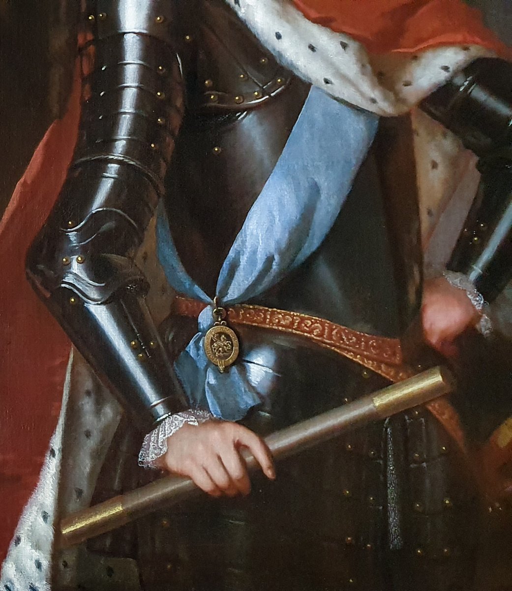 Portrait Of John Churchill, 1st Duke Of Marlborough (1650-1722) C1702 Studio Of Godfrey Kneller-photo-1