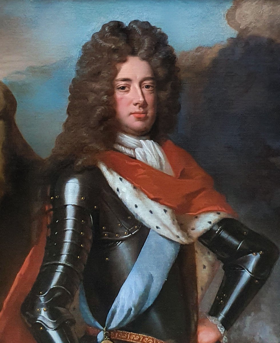 Portrait Of John Churchill, 1st Duke Of Marlborough (1650-1722) C1702 Studio Of Godfrey Kneller-photo-2