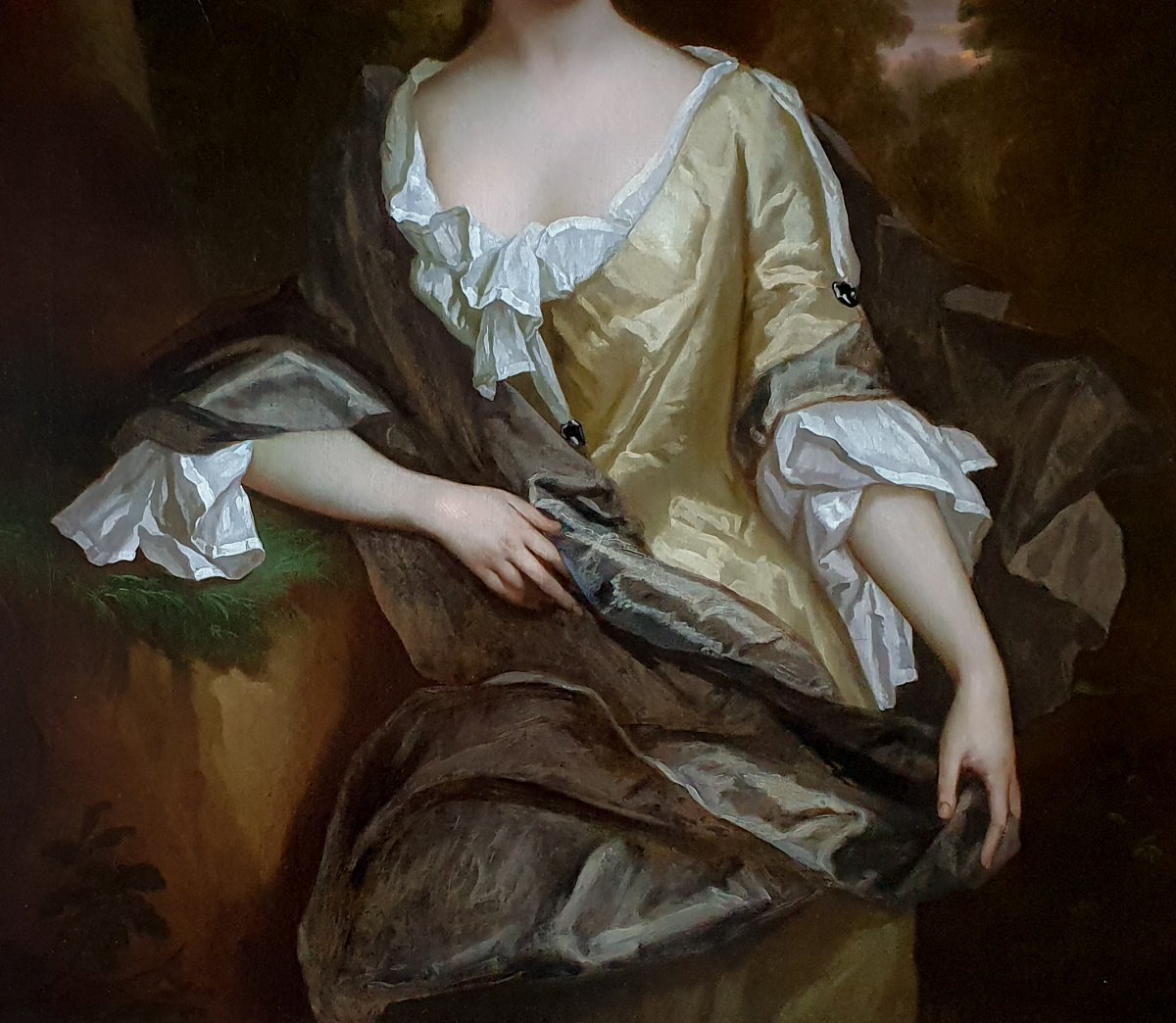Portrait Of Lady Catherine Stanhope Clarke (1675-1728) C.1700; By Michael Dahl (1659-1743)-photo-1