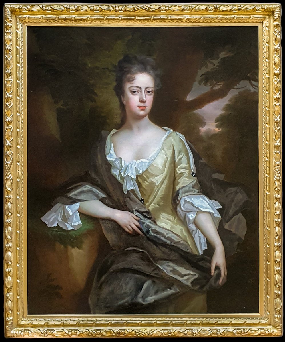 Portrait Of Lady Catherine Stanhope Clarke (1675-1728) C.1700; By Michael Dahl (1659-1743)