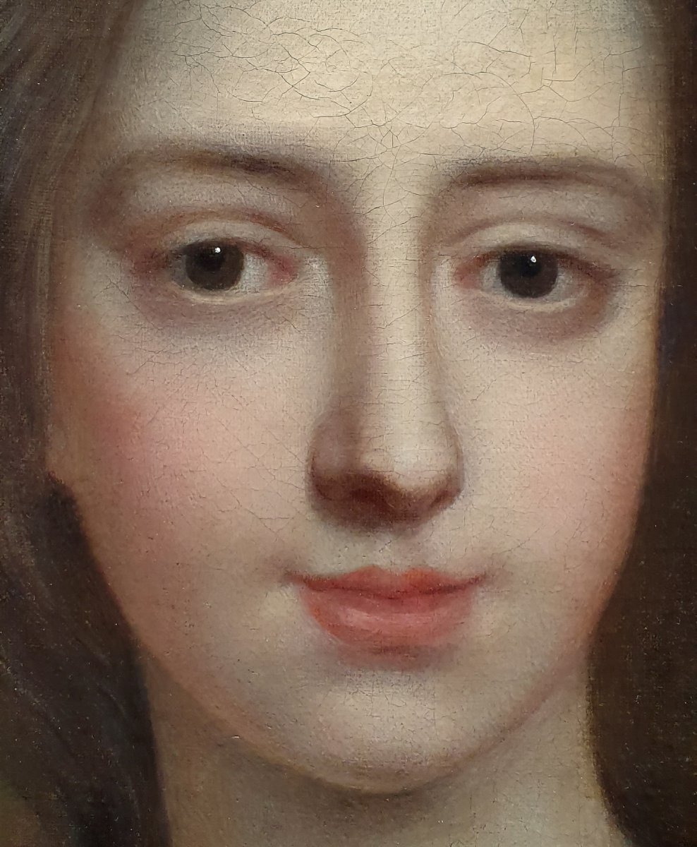 Portrait d'Une Dame élégante Vers 1720-photo-1