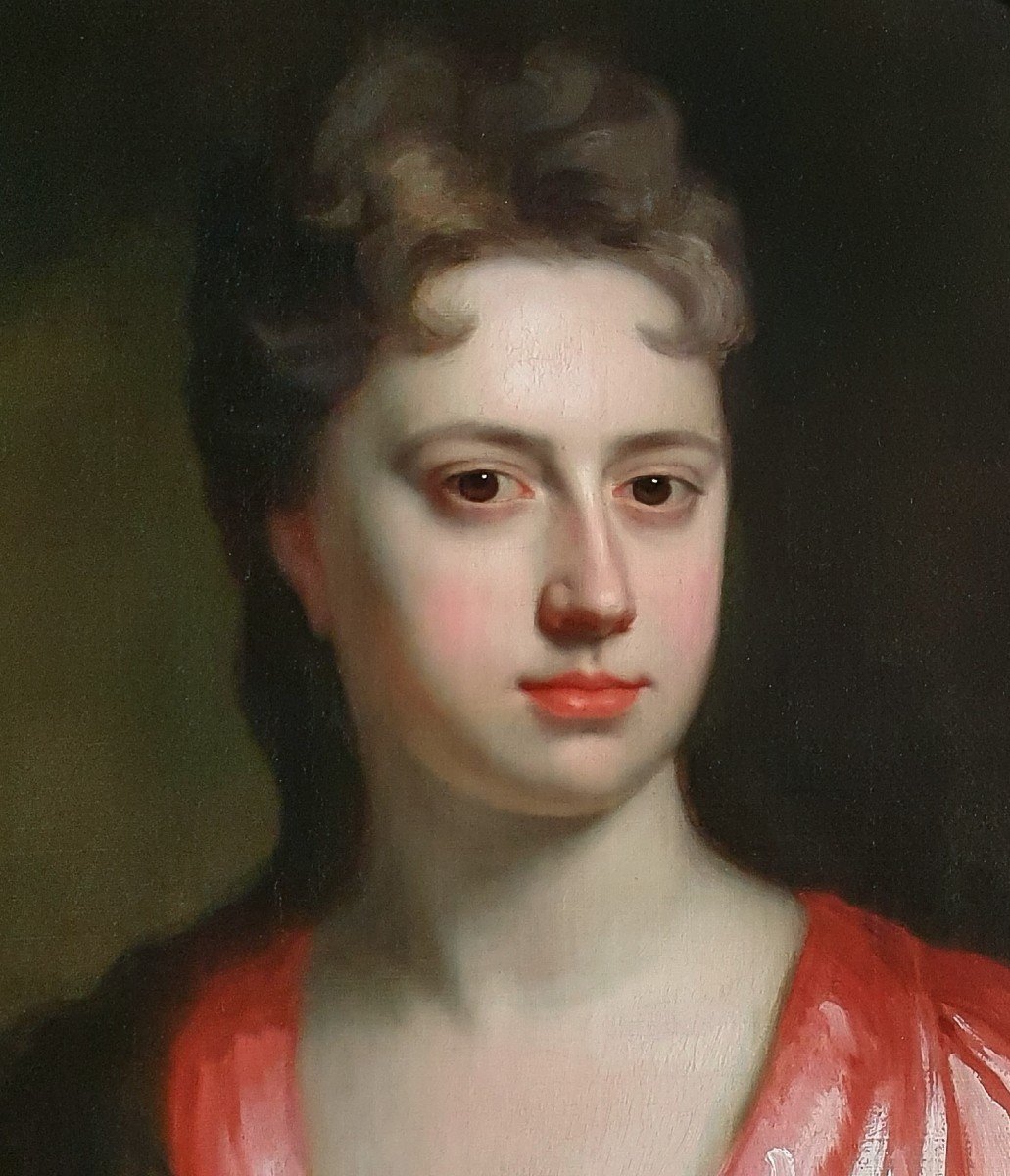Vers 1702 Portrait d'Elizabeth Finch, Plus Tard Première Comtesse d'Aylesford (vers 1658-1743)-photo-4