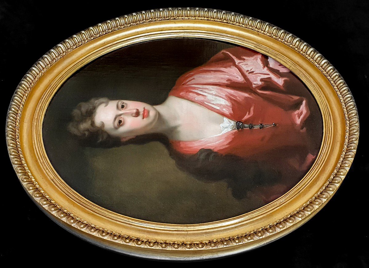 Vers 1702 Portrait d'Elizabeth Finch, Plus Tard Première Comtesse d'Aylesford (vers 1658-1743)-photo-2