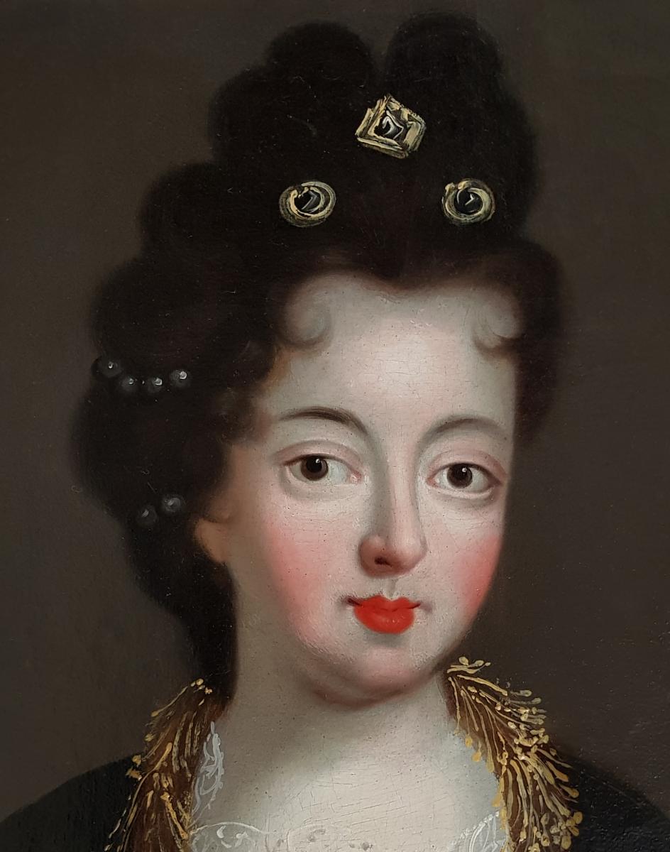 Portrait De Louise Françoise, Duchesse De Bourbon Vers 1690-photo-4