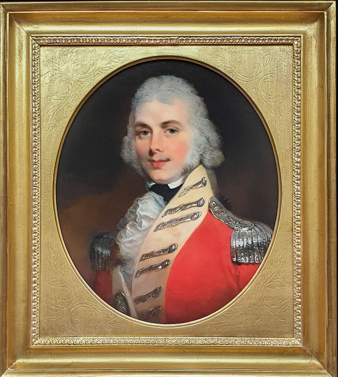 Portrait d'Un Jeune Officier En Uniforme Vers 1805-photo-2