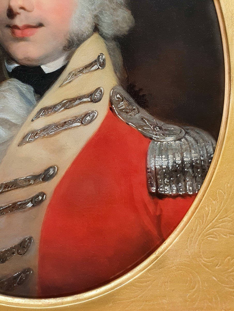 Portrait d'Un Jeune Officier En Uniforme Vers 1805-photo-1