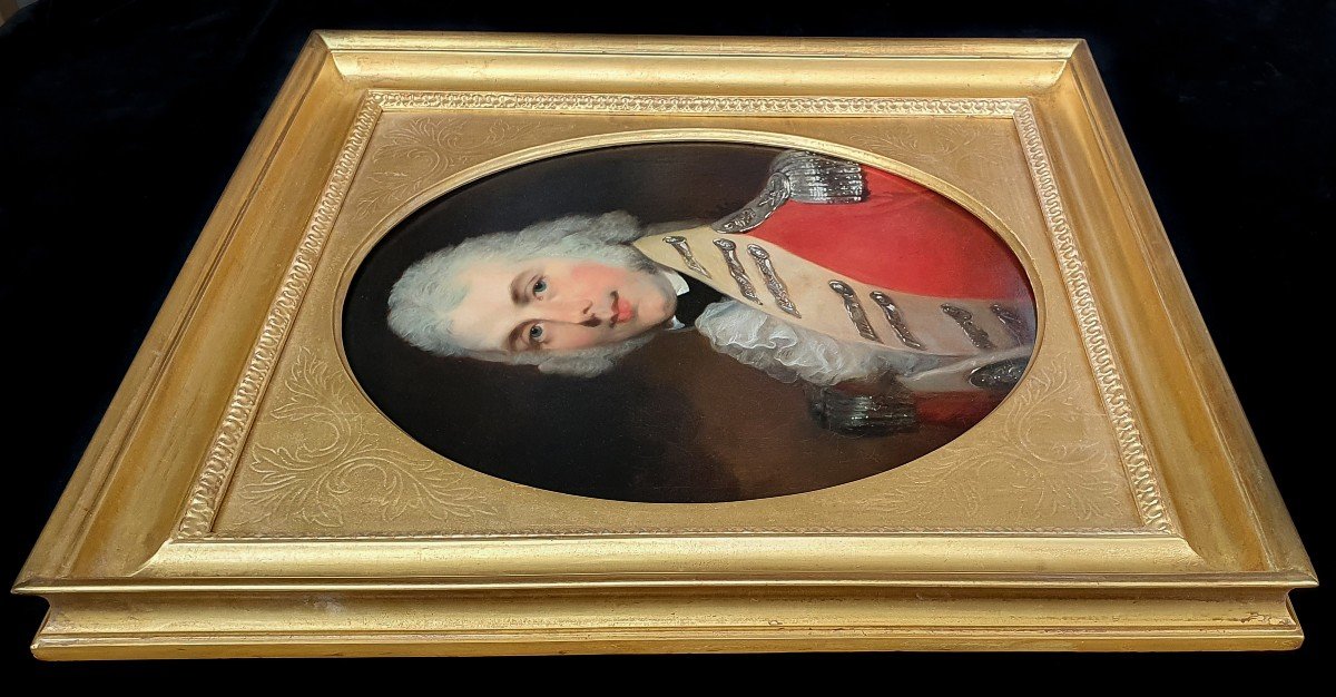Portrait d'Un Jeune Officier En Uniforme Vers 1805-photo-2