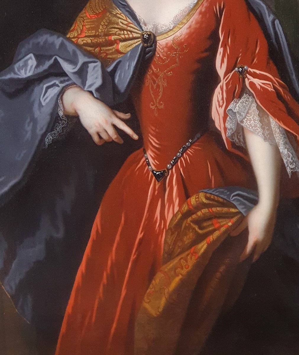 Portrait De Renée Bouthillier De Chavigny, Début XVIIIe Siècle-photo-3